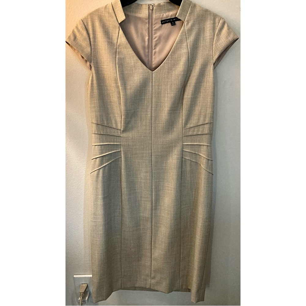 Antonio Melani Beige Pencil Dress !! 👓👜✏️
